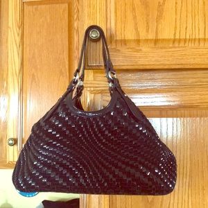 Cole Haan black woven leather with dust bag